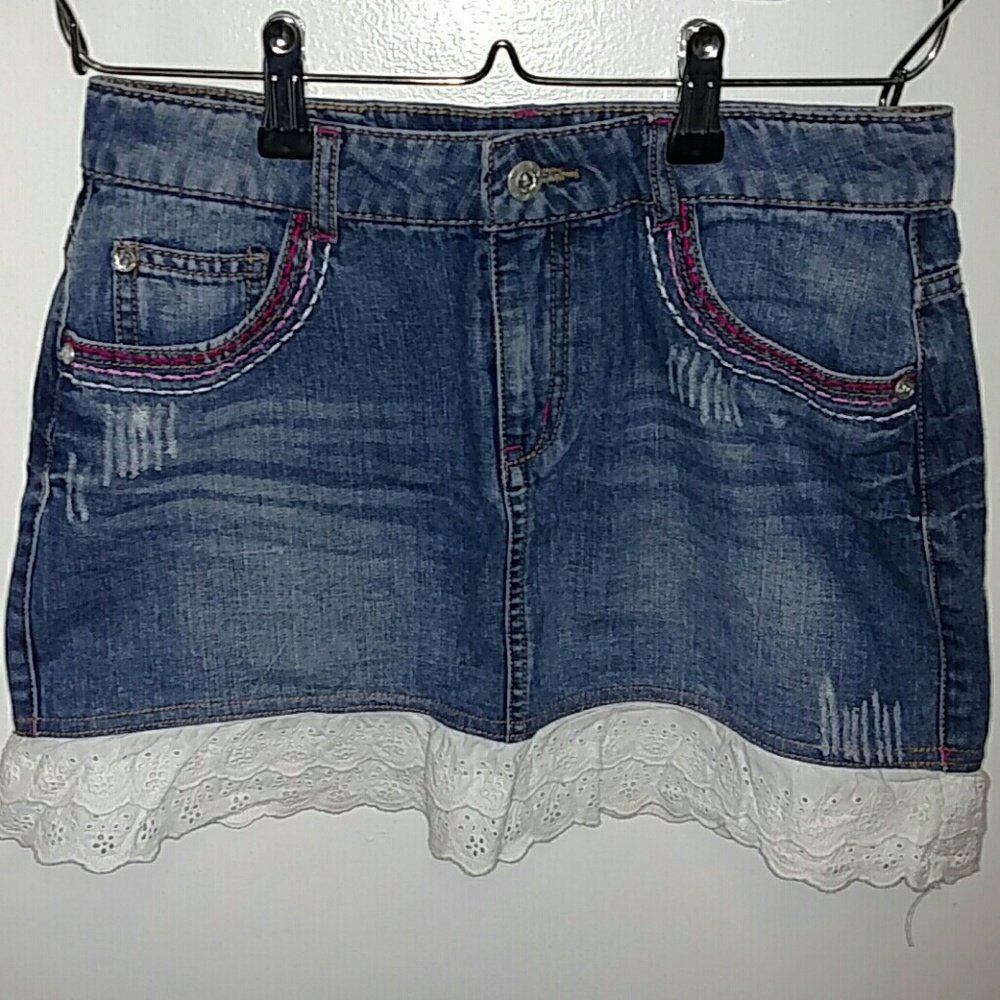 Route 66 jean skirt